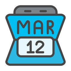 March 12 Icon