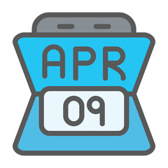 April 9 Icon