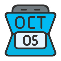October 5 Icon
