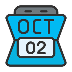 Fototapeta premium October 2 Icon