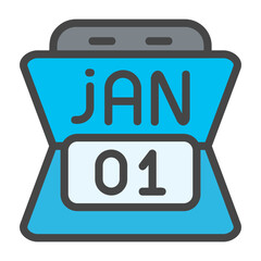 January 1 Icon