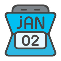 January 2 Icon
