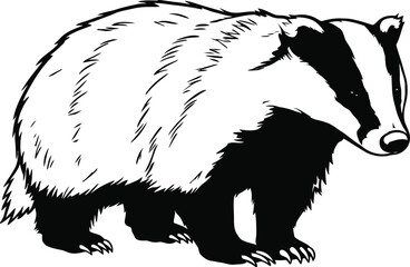 vector illustration of a bear