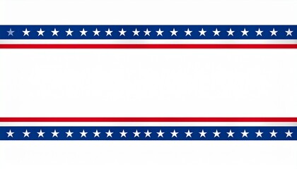 Patriotic Ribbon with Flag Motif for Memorial

