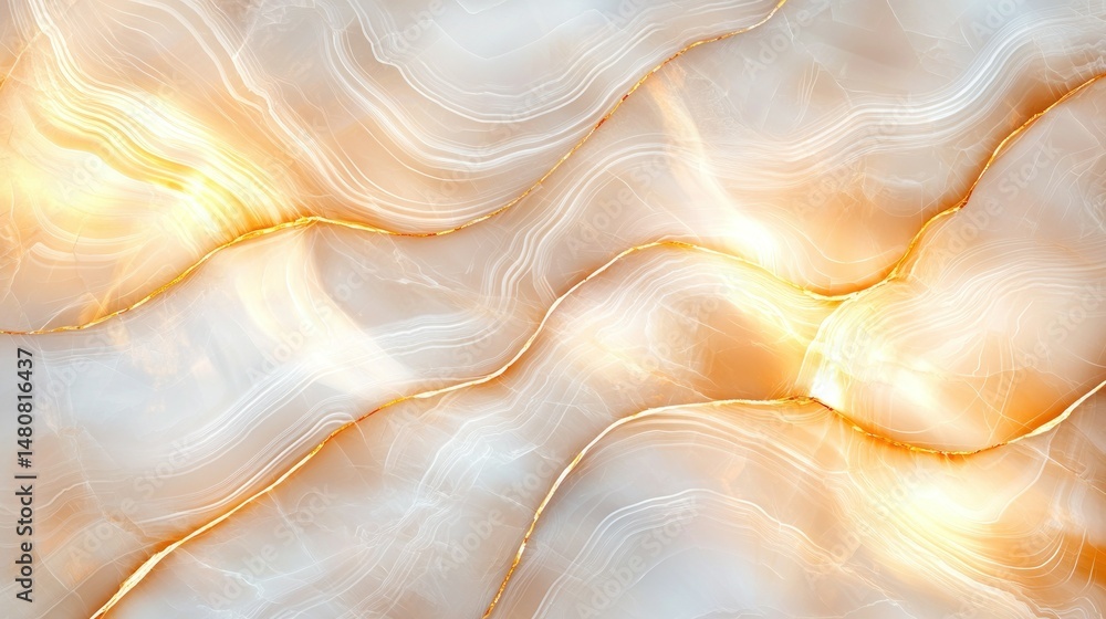 Poster abstract marble pattern with gold accents and smooth texture