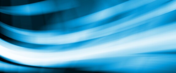 blue abstract wave with motion blur