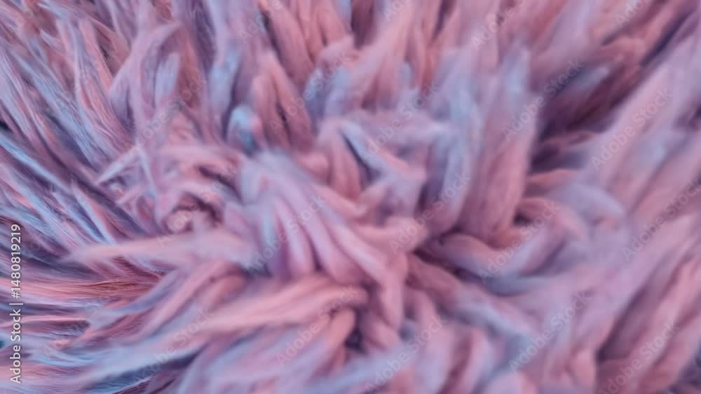 Poster pink and light blue fluffy feathers are creating a soft, textured background, perfect for adding a t