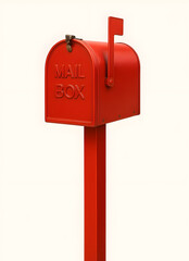 Red mailbox