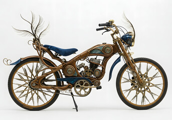 Obraz premium Unique Custom Motorcycle Design