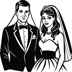 Low angle view of multi-ethnic bridal party
Multi-ethnic bride and groom hugging
Portrait of multi-ethnic bride and groom
