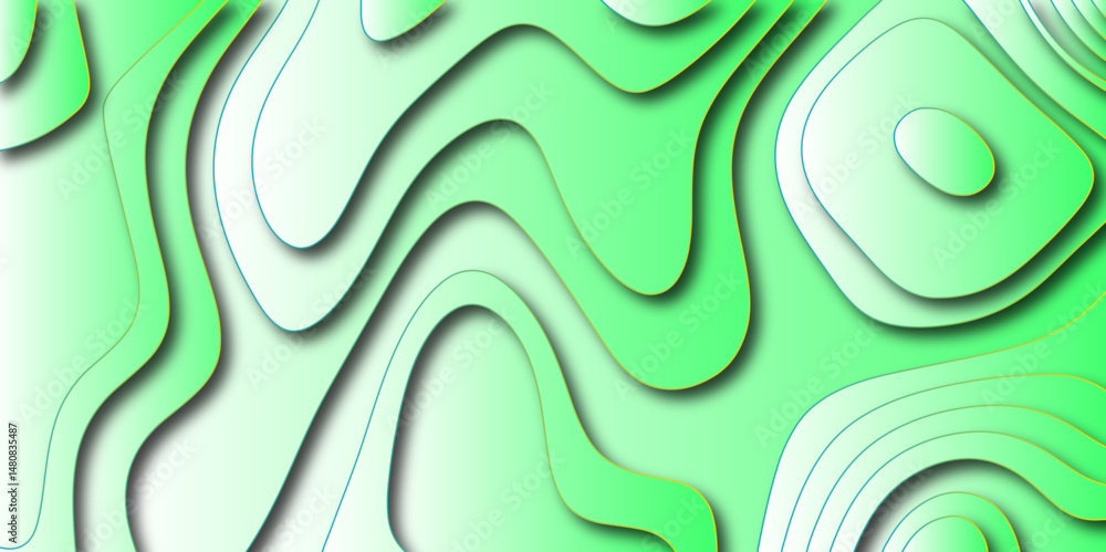 Poster abstract topographic contours map background. luxury topographic wavy pattern and geographic grid ma