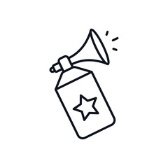 Air Horn Vector icon