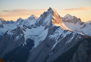 Alpenglow Mountain Range, Dramatic Peaks