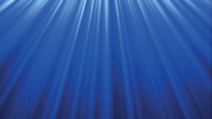 Light blue background with bright rays. Bright blue rays 3D background. Colorful futuristic rays background. Vector illustration.