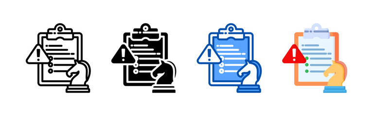 Decision icon set bundle. Multi style icon collection perfect for websites, apps, and presentations. Simple vector icon collection