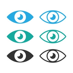 Eye Icon Vector Design.