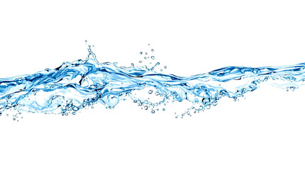 Crystal Clear Water Splash High-Resolution Image of Water Surface Texture