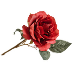 Elegant Red Artificial Rose Stem for Home Decor