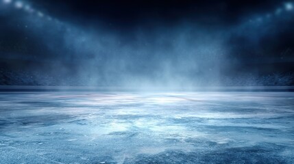A stunning image of stunning image of ice hockey rink background.
