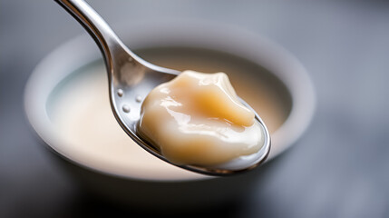 Close up of sampling spoon