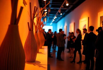 Art Gallery Opening A Glimpse into the Evening's Elegance