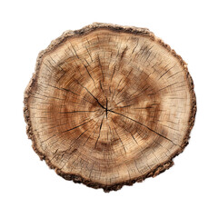 Cross Section of a Tree Trunk Natural Wood Texture