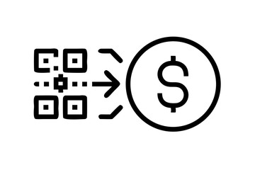 Obraz premium QR Code Payment Transforming Digital Currency Transactions