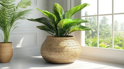 Elegant indoor plant display