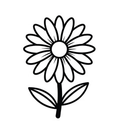 flower vector art  icon