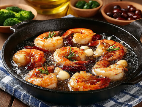 https://s.mj.run/t0z8t_b95y0 gambas al ajillo