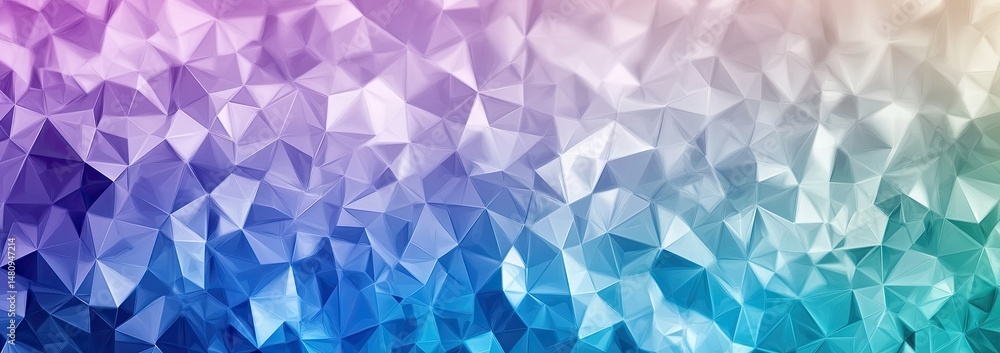 Poster a vibrant. abstract background featuring a dynamic blend of blue and teal geometric shapes. creating
