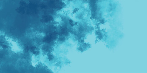 A Symphony in Sky and Mist Performed in Shades of Blue

