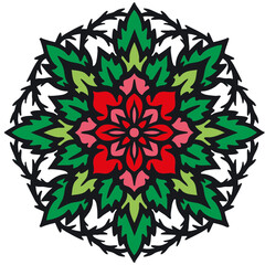 floral mandala