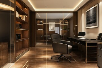 Fototapeta premium Modern Office Interior Photograph