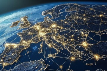 Europe Connected: Global Network from Space