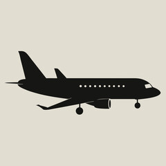 vector illustration of airplane