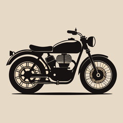 Fototapeta premium vintage motorcycle vector