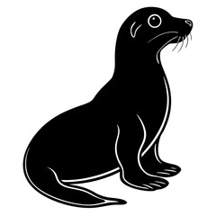seal on a white background