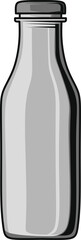 full color high definition bottle vector