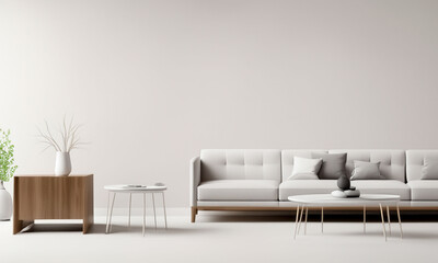 Minimalist background environment with pleasant atmosphere, especially for architects and interior decorators