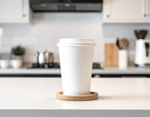 mockup for coffee cup/cups /green themed