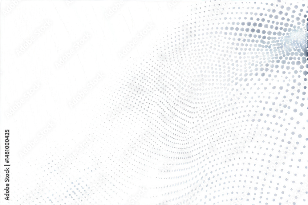 Poster abstract transparent background with a grey dotted wavy line pattern creating a modern and minimalis