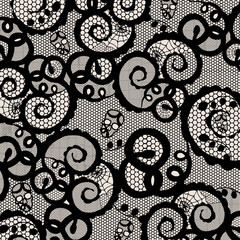 black and white seamless pattern