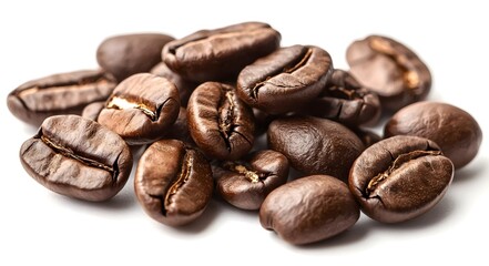 Obraz premium Close-up of coffee beans