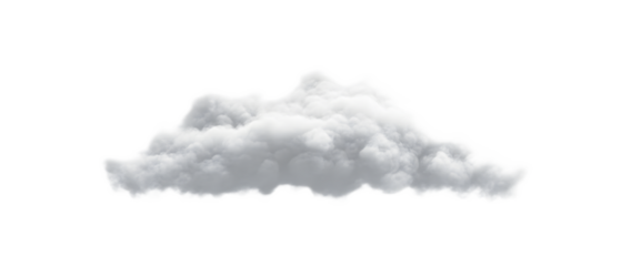Transparent clear cloud, realistic cloud clipart