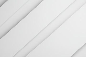 Abstract background featuring diagonal, overlapping white stripes.  A minimalist, geometric design with subtle shadowing