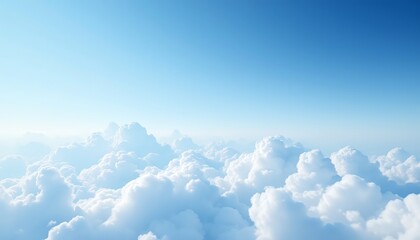 Soft white clouds against a clear blue sky.