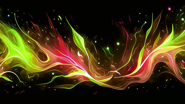 Flame art of a vibrant reggae flag design, blending fiery colors in a bold, isolated display