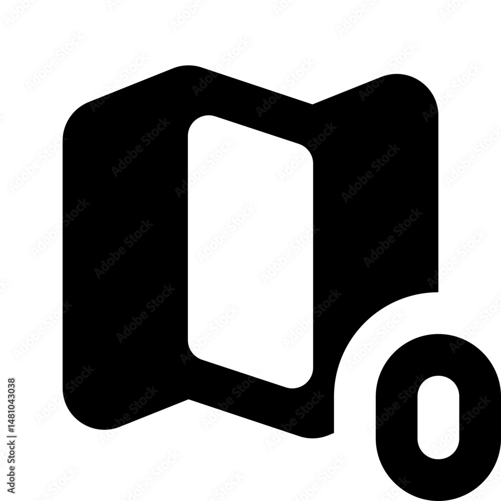 Poster illustration of a muted speaker icon with a circle and a zero inside indicating no sound is being em