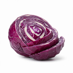 Obraz premium Purple cabbage cross-section